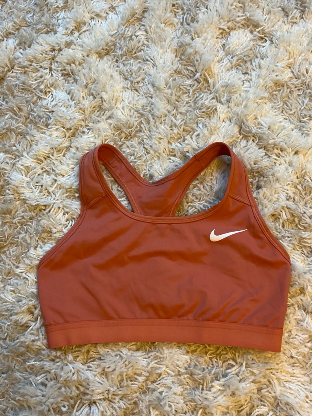 Nike Women’s orange Sports Bra - Medium Support